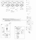 Alternator Electric Starter Ignition Rewind Starter Diagram and Parts List for  Briggs and Stratton Engine